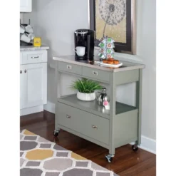 Sydney Kitchen Cart - Linon -Linon GUEST 012d87fc 6ac2 4dc0 9877 f94ba3a2f9b3