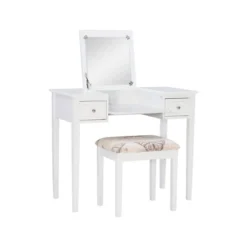 Butterfly Vanity And Stool - Linon -Linon GUEST 021f368c e0e5 4620 b35b 7c0cbc1aeee1