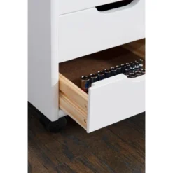 Cary 6 Drawer Rolling Storage Cart - Linon -Linon GUEST 0264689d 48e4 4a84 9996 86b769ad9427