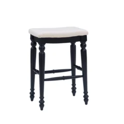 Marino Backless Barstool Wood - Linon -Linon GUEST 057b270f 0c41 4be3 b0e4 a19cd451cd26