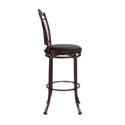 Colton Barstool Brown - Linon -Linon GUEST 05a38667 b7de 4f1d 9f0e bc6985d58689