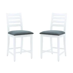 Set Of 2 Flynn Counter Height Barstools - Linon -Linon GUEST 05bc6f3f e6e3 4471 acd5 11400d41f724