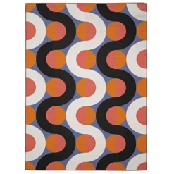 Rexford Washable Outdoor Rug Orange/Pink - Linon -Linon GUEST 0aa2877c b576 43ea b1d5 2319e1725a42