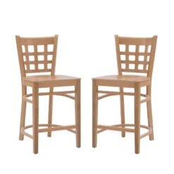 Set Of 2 Lola Counter Height Barstools - Linon -Linon GUEST 0b6944ce 8485 4dfe a6ee 1b789999e42b