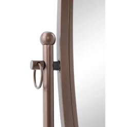 Clarisse Metal Mirror Brown - Linon -Linon GUEST 0dec027d 7f90 4ec0 a9f1 c86821d27768