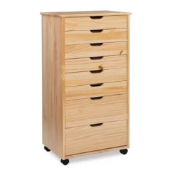 Cary 8 Drawer Rolling Storage Cart - Linon -Linon GUEST 0fd7d8f5 fe51 4dde a8bd a9f188603416