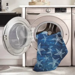 Caspian Washable Outdoor Rug Blue/Light Blue - Linon -Linon GUEST 11b4b3e1 5b11 4418 91a1 8ab66dd9dff1