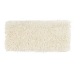 Faux Flokati Acrylic Leg Bench White - Linon -Linon GUEST 12cd77e7 f192 4bea b405 bb508c737414