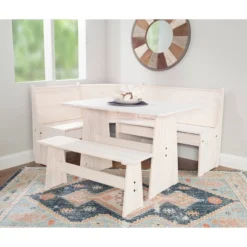 Whatley Corner Nook Dining Set - Linon -Linon GUEST 1465e068 0893 45dd 8786 3aeed752167b