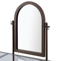 Clarisse Metal Vanity Set Brown - Linon -Linon GUEST 15fb418e 3a13 484d a40e 154a7e0ed819