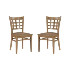 Set Of 2 Lola Side Chairs - Linon -Linon GUEST 1684e0f3 26a6 4b83 8b33 8052a29caaa1