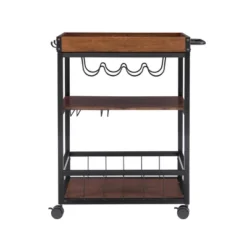 Austin Kitchen Cart Metal/Wood - Linon -Linon GUEST 1858034f d4c0 4e06 849f cb90160e9543