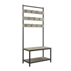 Hampton Hall Tree - Linon -Linon GUEST 1c384e04 467c 43d8 aaaa 1c19871e1df9