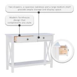 Davis Console Table - Linon -Linon GUEST 1ee3a289 d8ac 49dc 899a a6042e1172f3