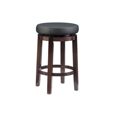 Maya Swivel Backless Counter Height Barstool - Linon 10 Maya Swivel Backless Counter Height Barstool - Linon - Image 8