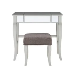 Harper Vanity Set Silver - Linon 18 Harper Vanity Set Silver - Linon -Linon GUEST 22a43564 b82f 45f0 bb5c 3f82950a1b14