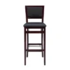 30" Keira Padded Back Folding Bar Stool Espresso Brown - Linon 1 30" Keira Padded Back Folding Bar Stool Espresso Brown - Linon -Linon GUEST 282c8570 f253 4933 ac2a 34db6f5befa5