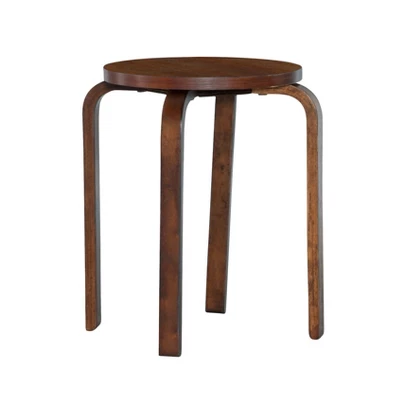 Set Of 4 Bentwood Stools - Linon 4 Set Of 4 Bentwood Stools - Linon - Image 2