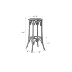Rae Backless Barstool - Linon -Linon GUEST 2c8bff94 3dab 4812 8c9b c16157e3ba23