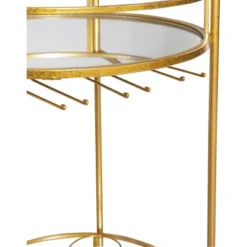 Round Metal Bar Cart Gold - Linon 14 Round Metal Bar Cart Gold - Linon -Linon GUEST 2cd5aee3 996e 42fc acb5 d9638410bf09