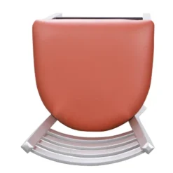 2pc Baxter Metal Barstools Silver/Peach - Linon -Linon GUEST 2d587546 8cc8 4e86 a2c1 ad8e2c0e2b89