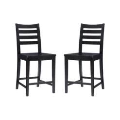 Set Of 2 Flynn Counter Height Barstools - Linon -Linon GUEST 2f26a619 1389 4afc ac91 a231708b2925