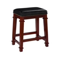 Kennedy Backless Counter Height Barstool Wood - Linon -Linon GUEST 2f2d7468 4562 47b9 8f5d 0e1ca863f0ee