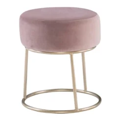 Bandi Accent Vanity Stool - Linon -Linon GUEST 30d49236 21a5 41ee 9e4c b9c51244cae3