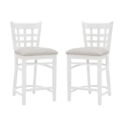 Set Of 2 Lola Counter Height Barstools - Linon -Linon GUEST 311b9df9 d87d 4eed 9191 05bb3b9f760d