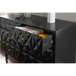 6 Drawer Geo Textured Dresser - Linon 27 6 Drawer Geo Textured Dresser - Linon -Linon GUEST 32e30cf9 d259 48be a610 412f3ca9eb16
