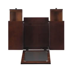 Home Angela Vanity Set Walnut - Linon -Linon GUEST 38ed46a8 b8c6 4bd1 a3ed 2490d53e231f
