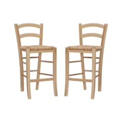 Set Of 2 Emilo Counter Height Barstools - Linon -Linon GUEST 3c108fe7 3e80 41b6 b05b 17e3797b2d18