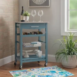 Clarke Kitchen Cart - Linon -Linon GUEST 3e83fb10 bbac 4d64 ba36 733890709fbf