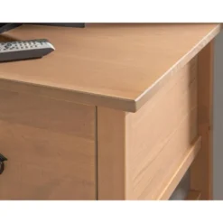 Titian Tall TV Stand For TVs Up To 50" Light Brown - Linon -Linon GUEST 3fba2fef 127e 4b80 9d95 66dbb3584f26