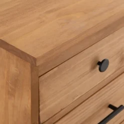 Vanessa 3 Drawer Bookcase Chest Natural - Linon -Linon GUEST 3fbcd4b7 5543 42f9 8a9e 71171d5294cf