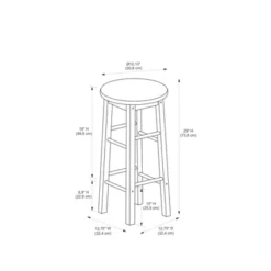 29" Killian Barstool - Linon -Linon GUEST 3fe9b6c2 af31 4b74 bd21 ebeb78094900