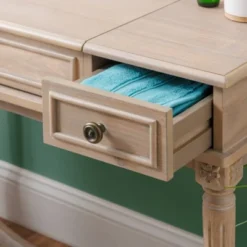 Cyndi Wash Vanity Gray - Linon -Linon GUEST 426593aa 6976 41b4 ad0f 9c67ed7c0aeb