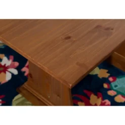 Midwest Pine Breakfast Nook Dining Sets Natural - Linon -Linon GUEST 4723eaf6 32e0 4928 a357 76672446099f