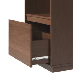 Gunther Mid-Century Hall Tree 1 Drawer Walnut - Linon -Linon GUEST 48e9aa9d 430c 4f66 ac10 95a11e49e92e