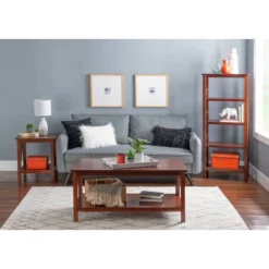 Titian 4 Shelf Bookcase - Linon -Linon GUEST 49992fd2 8895 49e1 90cc 2681ecf1ff3e