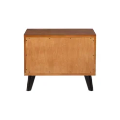 Mid-Century Modern 2 Drawer Nightstand Walnut - Linon -Linon GUEST 4a06074b d273 4dce bbf0 8840fca0f17e