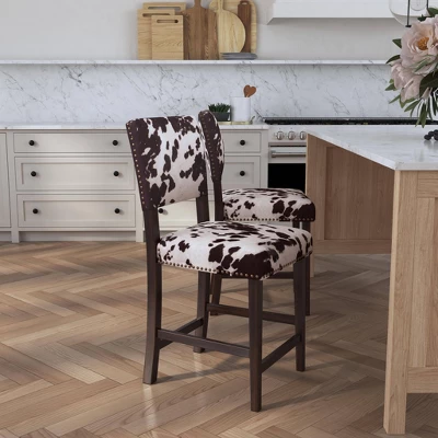 Corey 24" Counter Height Barstool Wood - Linon 3 Corey 24" Counter Height Barstool Wood - Linon