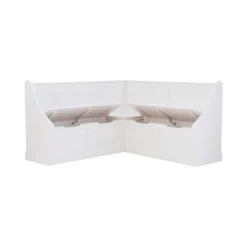 Tobin Corner Breakfast Nook White - Linon -Linon GUEST 4f6d2c60 82f2 403a 886d 9d54e3830bbe