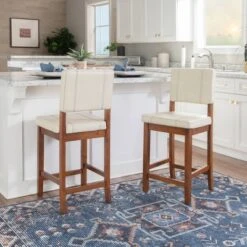 24" Milano Counter Height Barstool - Linon -Linon GUEST 517670ef 3e27 4272 b76e 2d9c82a2af28