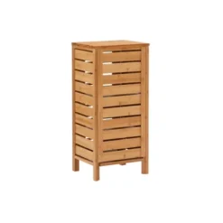 Bracken One-Door Floor Cabinet Natural - Linon -Linon GUEST 51d601b6 bc42 47ed 8818 1c39c8b7b9aa