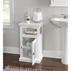 Scarsdale Demi Cabinet White - Linon -Linon GUEST 51da0870 833a 4eac a5ab 284accb96fc9