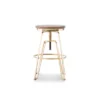 Metal And Wood Stools - Linon