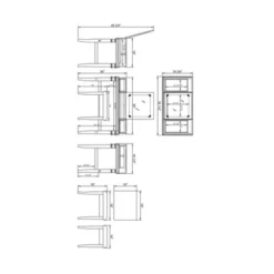 Home Angela Vanity Set Walnut - Linon -Linon GUEST 549f90cd 3f9c 404f a4b1 4f57ee3f752e