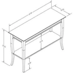 Dayton Console Table Espresso - Linon -Linon GUEST 550c506a e6fc 41b9 bfa4 8beb6a62d898
