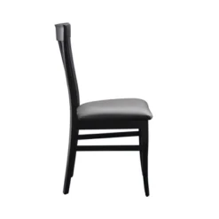 Set Of 2 Smythe Upholstered Chairs Black - Linon -Linon GUEST 564b24d7 31ef 452a 9eb2 5ae9dfab6733